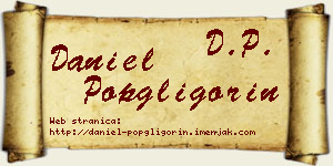 Daniel Popgligorin vizit kartica